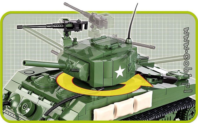 Cobi Small Army - 420 piece Sherman M4A1 - My Hobbies