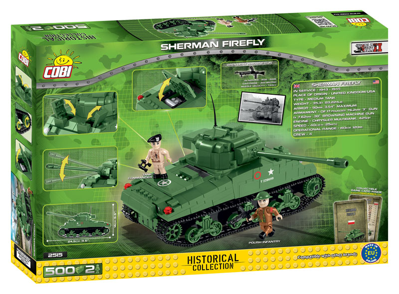 Cobi World War II - Shermann Firefly (500 pieces) - My Hobbies