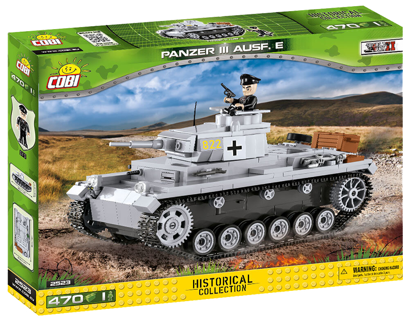 Cobi World War II - Pzkpfw III Ausf.E (475 pieces) - My Hobbies