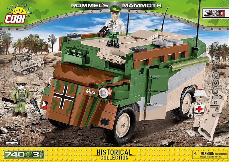 Cobi World War II - Rommel's Mammoth (735 pieces) - My Hobbies
