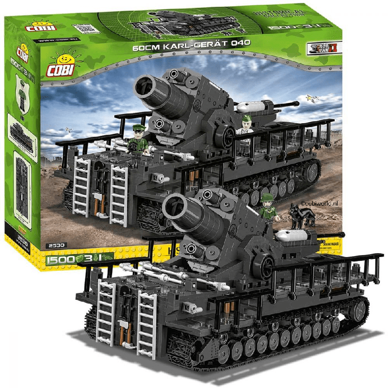 Cobi World War II - 60cm Karl-Great 040 Adam (1500 pieces) - My Hobbies