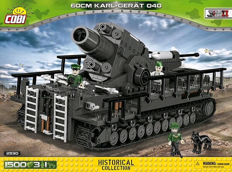 Cobi World War II - 60cm Karl-Great 040 Adam (1500 pieces) - My Hobbies