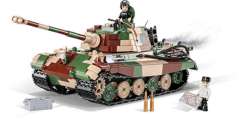 Cobi World War II - Panzekamfagen VI Tiger Ausf.B (1000 pieces) - My Hobbies