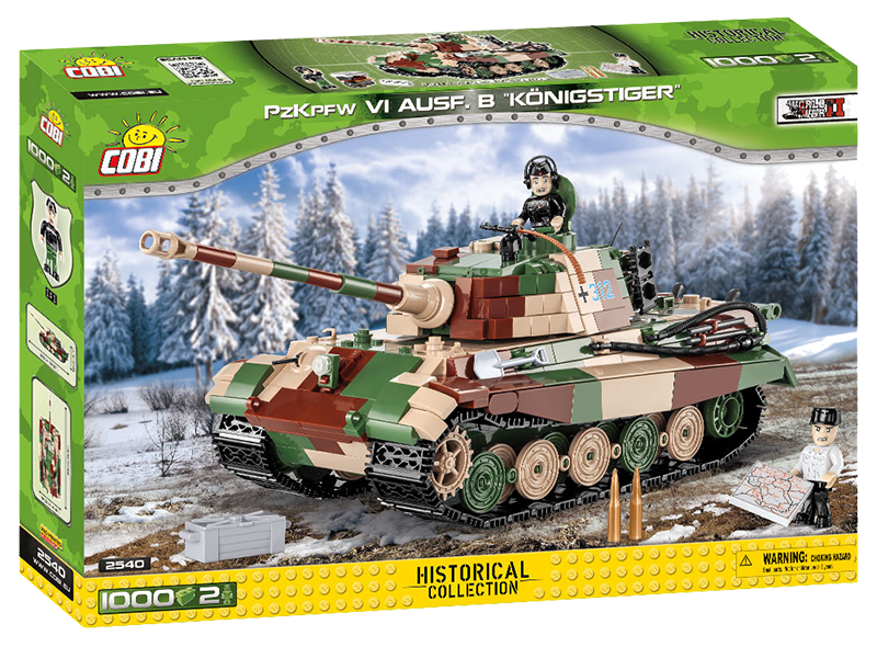 Cobi World War II - Panzekamfagen VI Tiger Ausf.B (1000 pieces) - My Hobbies