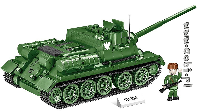 Cobi World War II - SU 100 Tank 646 pieces - My Hobbies