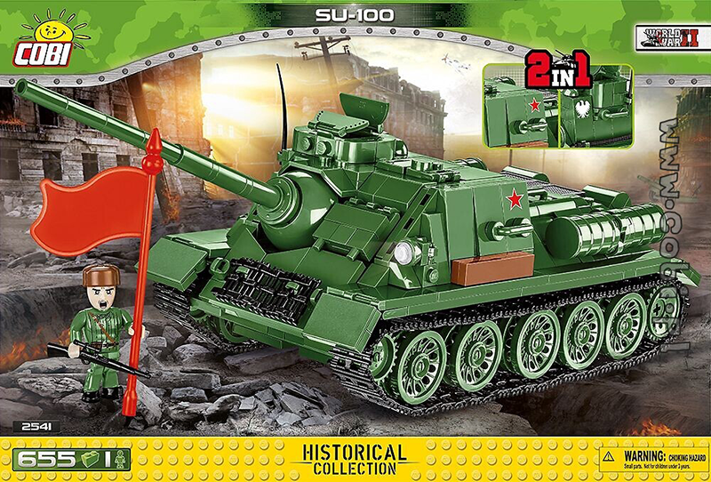 Cobi World War II - SU 100 Tank 646 pieces - My Hobbies