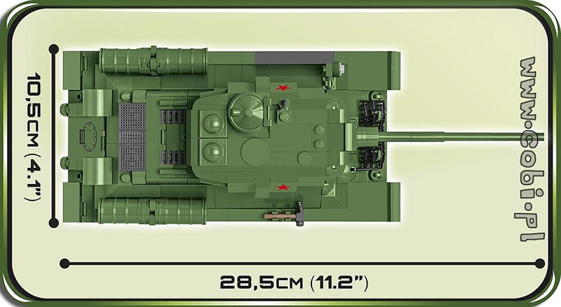 Cobi World War II - T-34-85 Tank 668 pieces - My Hobbies