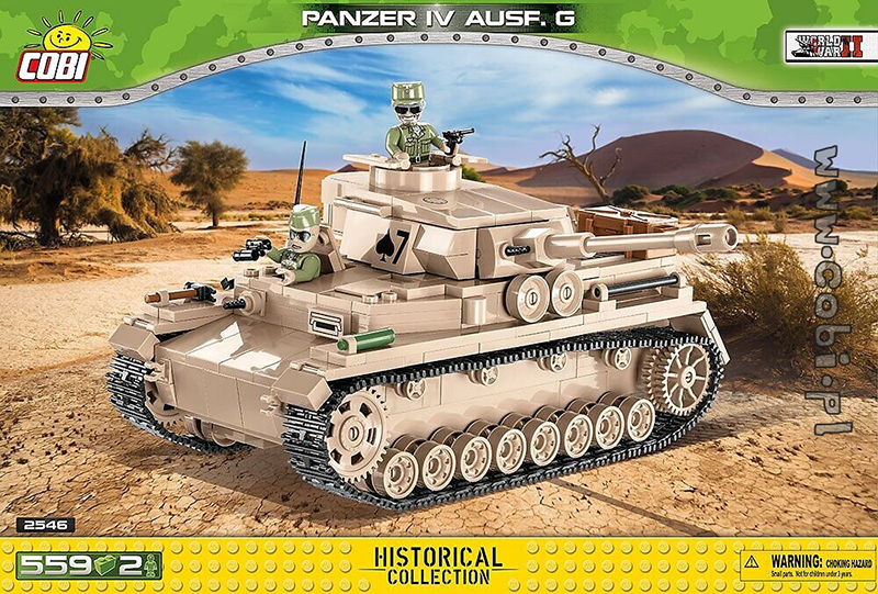 Cobi World War II - Panzerkampfwagen 1V Ausf Tank 580 pieces - My Hobbies