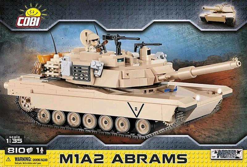 Cobi Armed Forces - Abrams M1A2 1:35 (802 pieces) - My Hobbies