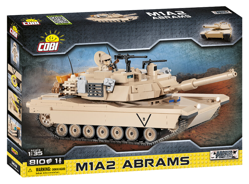 Cobi Armed Forces - Abrams M1A2 1:35 (802 pieces) - My Hobbies