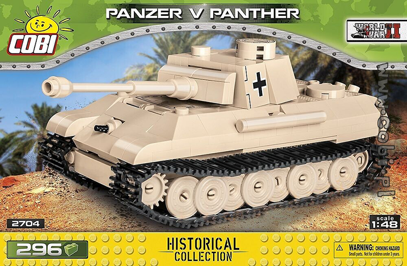 Cobi World War II - Panzer v Panther Tank 1:48 Scale 294 pieces - My Hobbies