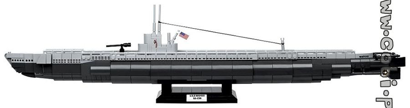 Cobi World War II - 670 piece Gato Class Submarine USS Wahoo /SS-238 - My Hobbies