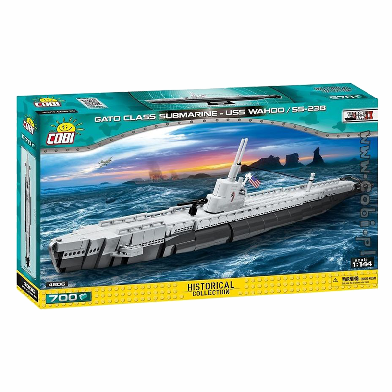 Cobi World War II - 670 piece Gato Class Submarine USS Wahoo /SS-238 - My Hobbies