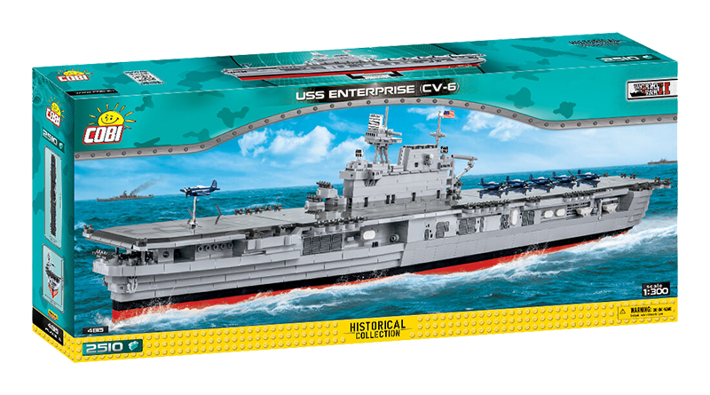 Cobi World War II - WS USS Enterprise (2510 pieces) - My Hobbies