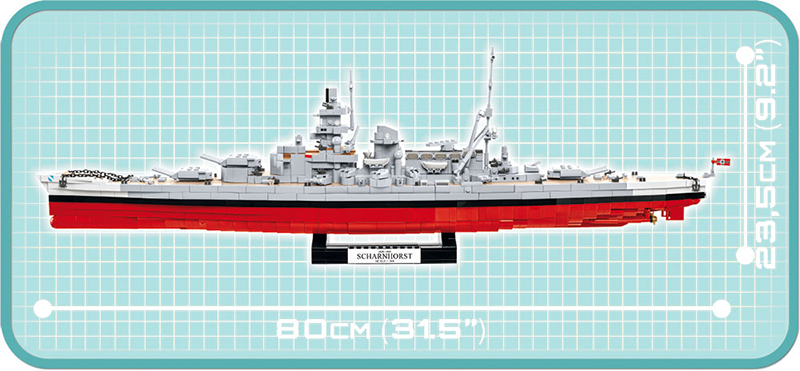 Cobi World War II - Battleship Scharnhorst - My Hobbies