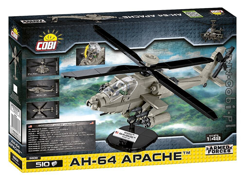 Cobi Armed Forces - AH-64 Apache (510 pieces) - My Hobbies