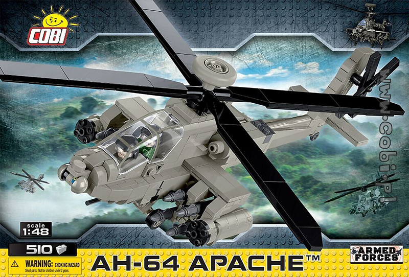 Cobi Armed Forces - AH-64 Apache (510 pieces) - My Hobbies