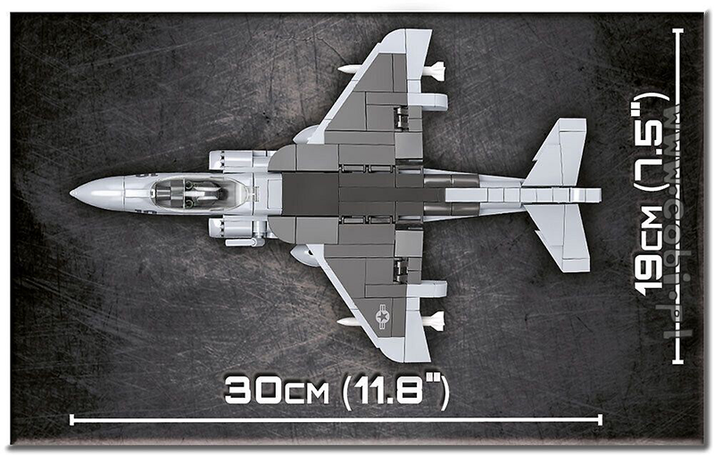 Cobi Armed Forces - AV-8B Harrier 11 Plus 1:48 Scale 410 pieces - My Hobbies