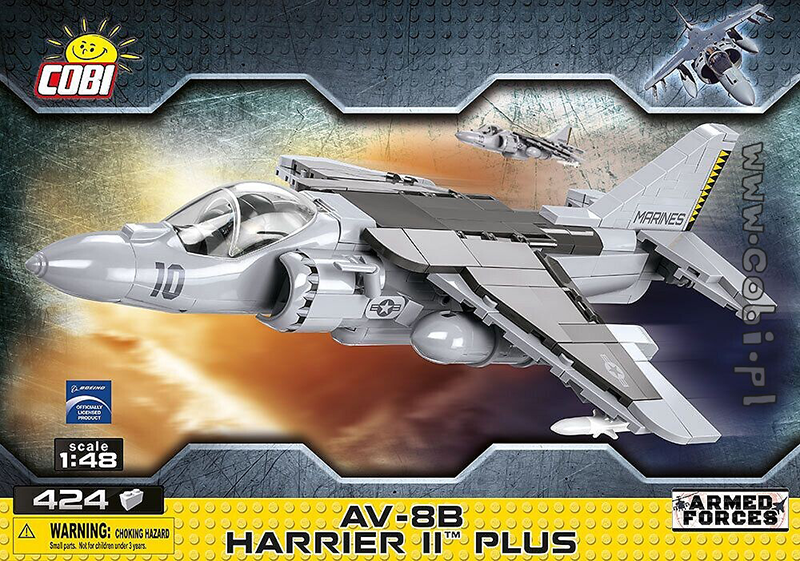 Cobi Armed Forces - AV-8B Harrier 11 Plus 1:48 Scale 410 pieces - My Hobbies