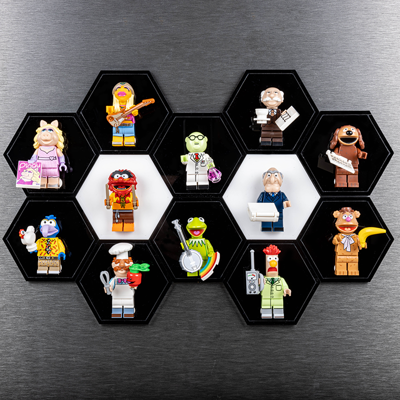 Fridge Magnets Display For LEGO Minifigures (Lego Set Not Included)