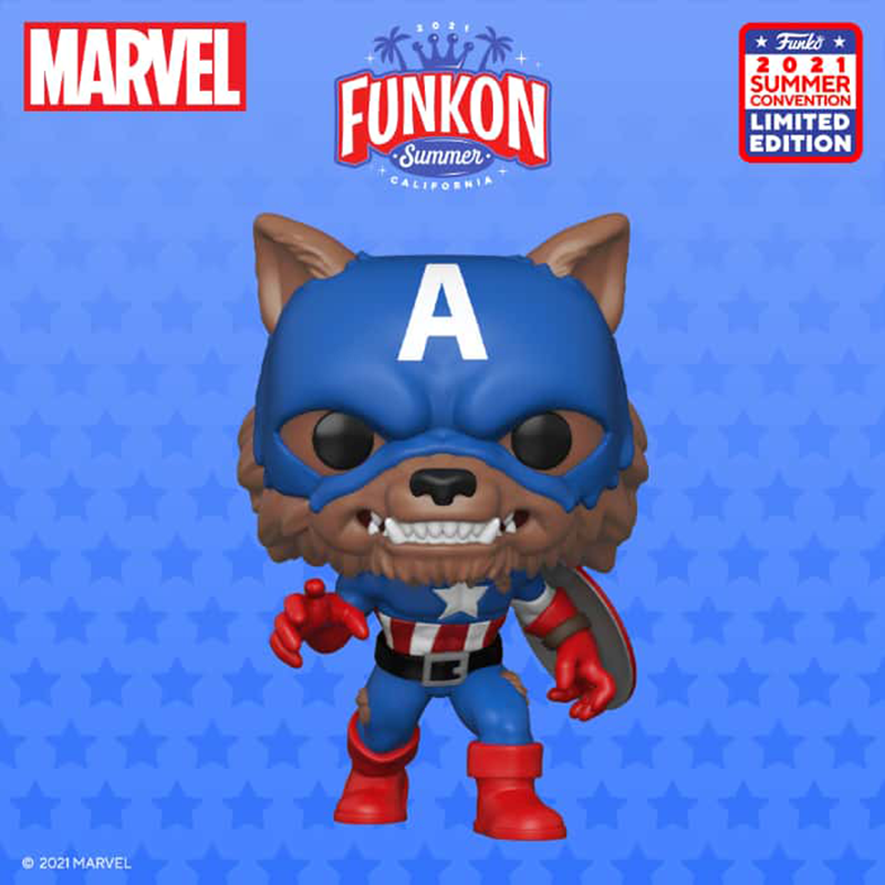 Funko Captain America - Capwolf YotS Pop! SD21 RS - My Hobbies