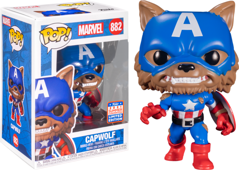 Funko Captain America - Capwolf YotS Pop! SD21 RS - My Hobbies