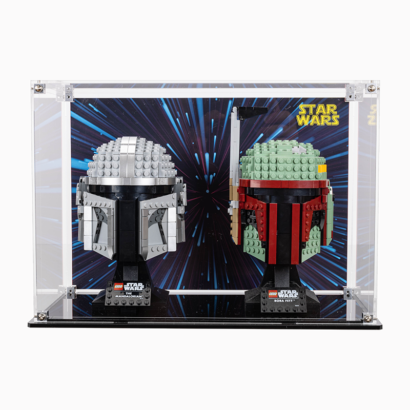 LEGO® 2X Helmet Display Case (Star Wars 75274, 75276, 75277, 75327, 75328, 75304, 75305, Marvel 75165, 76187, 76199) - My Hobbies