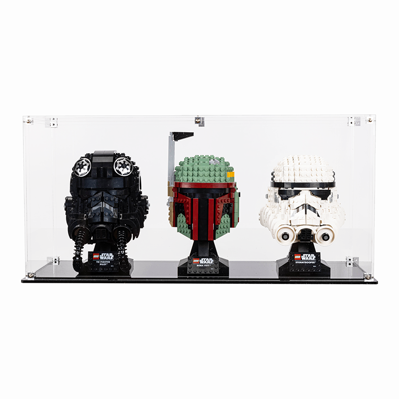 LEGO® 3X Helmet Display Case (Star Wars 75274, 75276, 75277, 75327, 75328, 75304, 75305, Marvel 75165, 76187, 76199) - My Hobbies