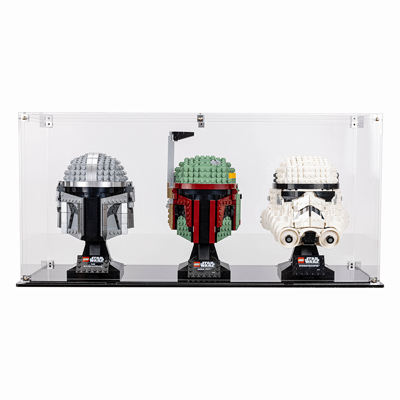 LEGO® 3X Helmet Display Case (Star Wars 75274, 75276, 75277, 75327, 75328, 75304, 75305, Marvel 75165, 76187, 76199) - My Hobbies