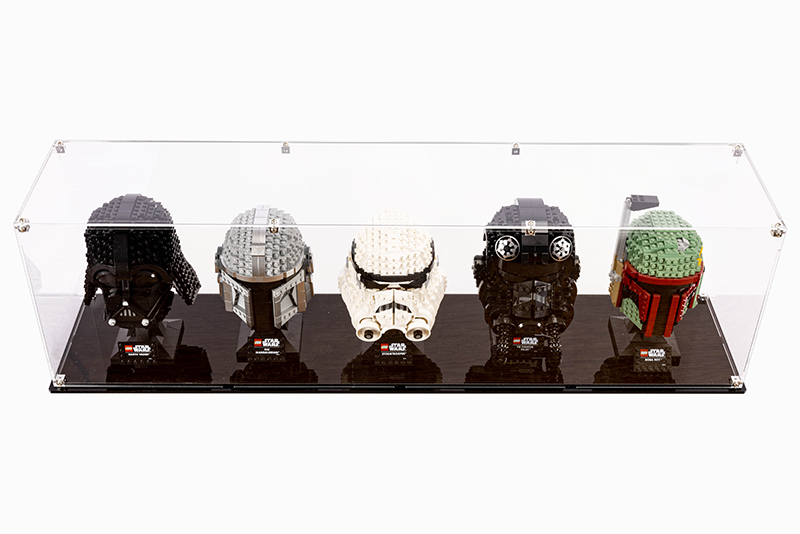 LEGO® 5X Helmet Display Case (Star Wars 75274, 75276, 75277, 75327, 75328, 75304, 75305, Marvel 75165, 76187, 76199) - My Hobbies