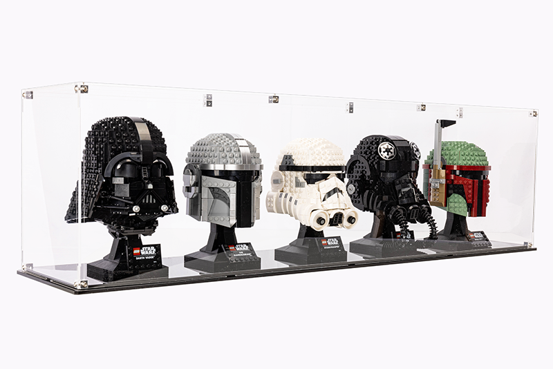 LEGO® 5X Helmet Display Case (Star Wars 75274, 75276, 75277, 75327, 75328, 75304, 75305, Marvel 75165, 76187, 76199) - My Hobbies