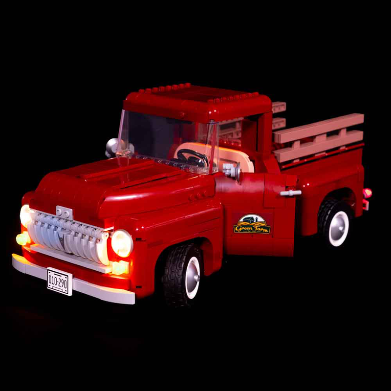 Light My Bricks LEGO Pickup Truck