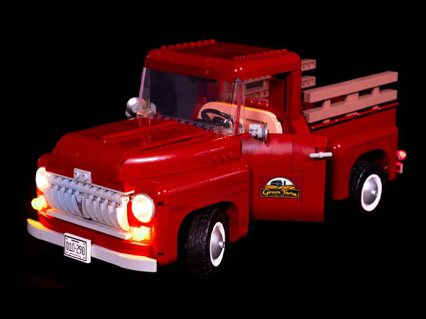 Light My Bricks LEGO Pickup Truck