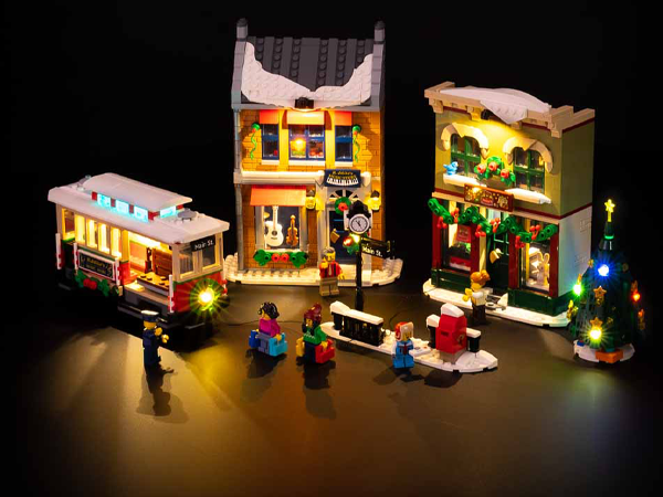 Light My Bricks LEGO Holiday Main Street