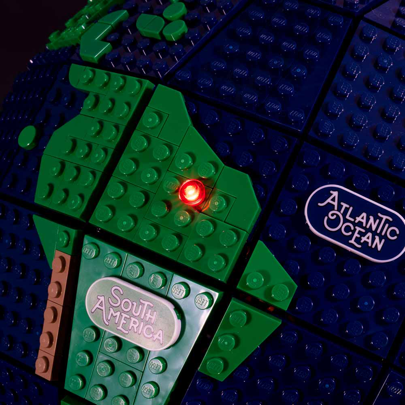 Light My Bricks LEGO The Globe