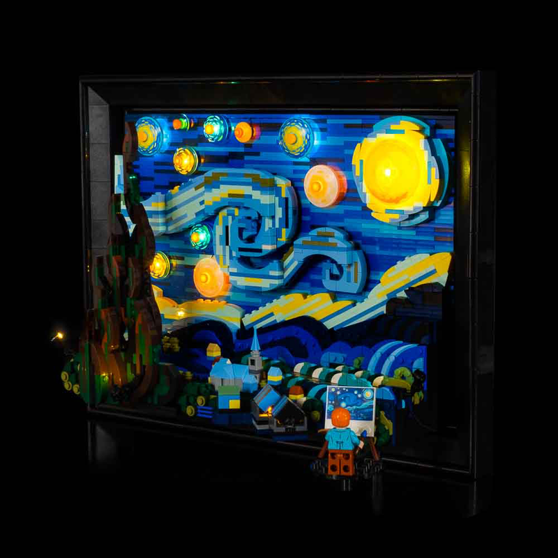 Light My Bricks LEGO LEGO Vincent Van Gogh - The Starry Night