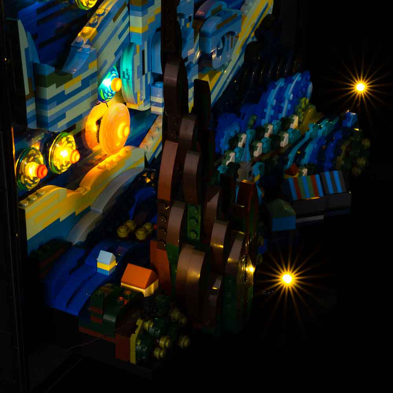 Light My Bricks LEGO LEGO Vincent Van Gogh - The Starry Night