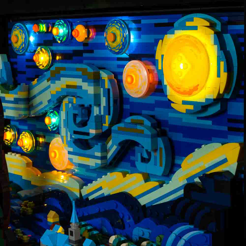 Light My Bricks LEGO LEGO Vincent Van Gogh - The Starry Night
