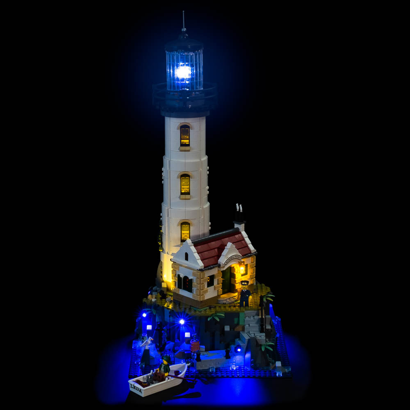 LEGO® 21335 Ideas Motorised Lighthouse + Light My Bricks Light Kit Bundle (set of 2) - My Hobbies