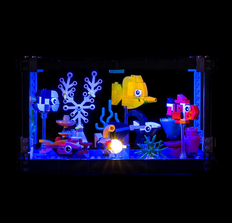 Light My Bricks LEGO Fish Tank