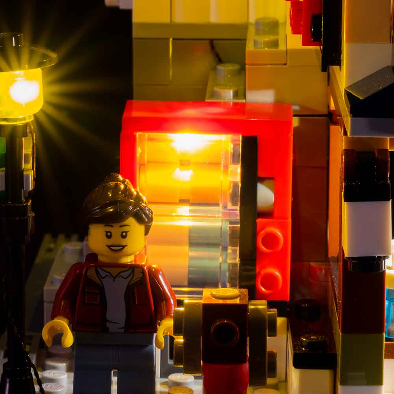 Light My Bricks LEGO Downtown Noodle Shop