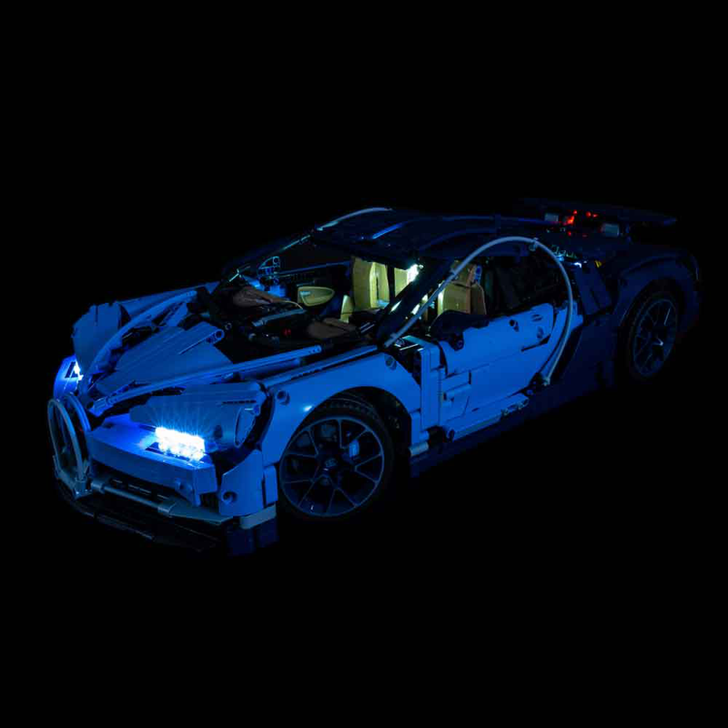 Light My Bricks Bugatti Chiron 2.0 42083 Light Kit LEGO Set Are