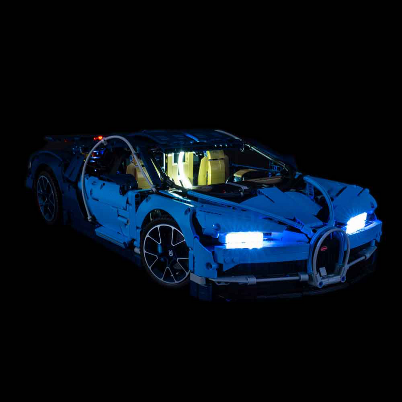 Light My Bricks Bugatti Chiron 2.0 42083 Light Kit LEGO Set Are