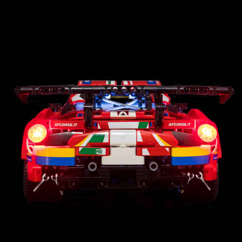 Light My Bricks LEGO Ferrari 488 GTE