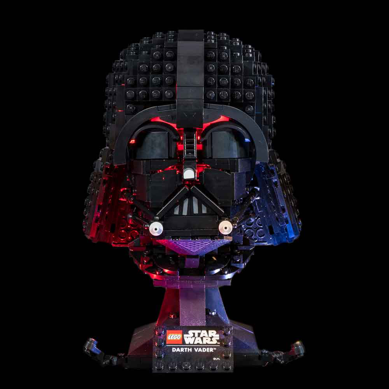 Light My Bricks LEGO Darth Vader Helmet