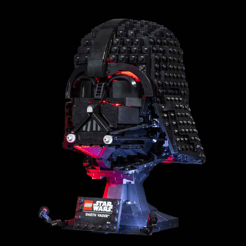 Light My Bricks LEGO Darth Vader Helmet