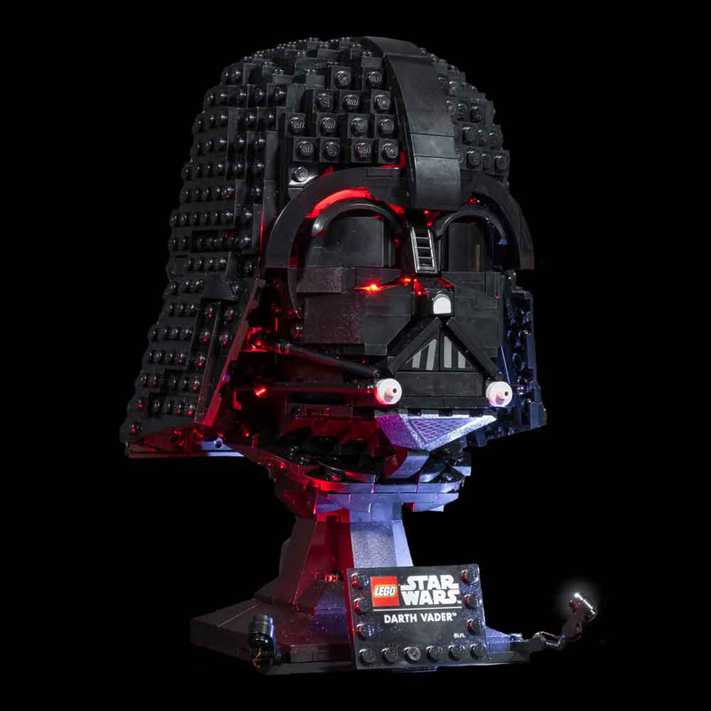 Light My Bricks LEGO Darth Vader Helmet