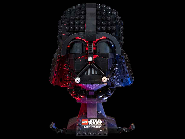 Light My Bricks LEGO Darth Vader Helmet