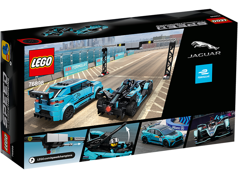 LEGO® 76898 Speed Champions Formula E Panasonic Jaguar Racing GEN2 car & Jaguar I-PACE eTROPHY - My Hobbies