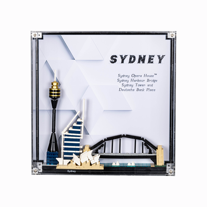 Wall Mounted / Free Standing Display Case for LEGO® Architecture Sydney 21032 - My Hobbies